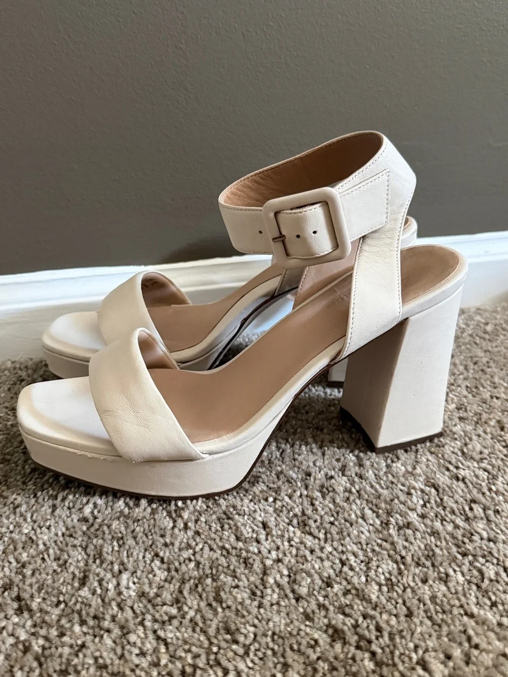 Naturalizer Women's 27 Edit Jaselle Heeled Sandal Satin Pearl Leather